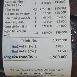 Rechnung über 1,9 Millionen hatte ich noch nie