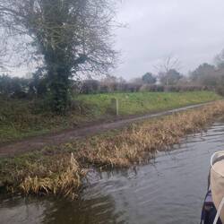 A milestone restored and reinstated by Macclesfield Canal Society