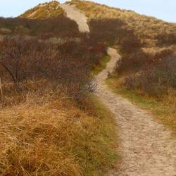 Und da wurde es auch mal richtig steil im weichem Sand.