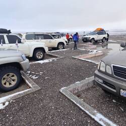 Alle Touren kommen gleichzeitig an und verschwinden auch wieder gleichzeitig.