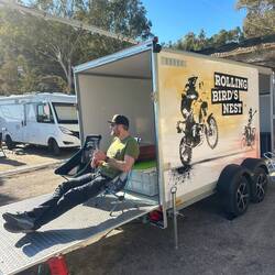 Unsere Radständer rocken auch als Terasse