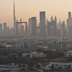 Dubai Frame und Burj Kahlifa