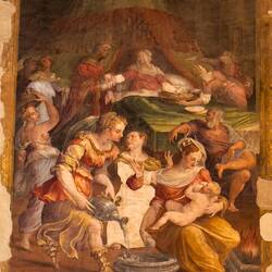 Fresco at the Farnese Chapel — Palazzo d'Accursio.