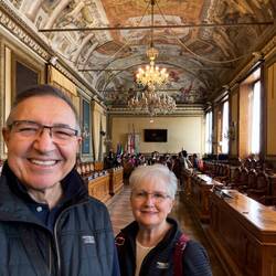 Sala del Consiglio Comunale — Palazzo d'Accursio.