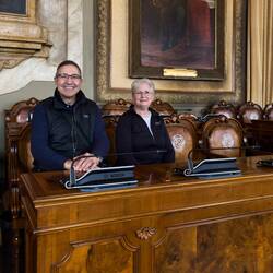 Sala del Consiglio Comunale — Palazzo d'Accursio.