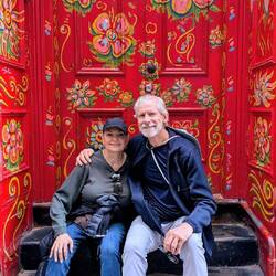 It's the Instagram famous Red Door