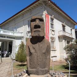 This Moai was a gift from the people of Easter Island