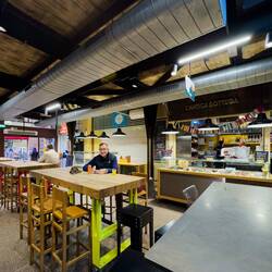 Lunch at Mercato di Mezzo — Bologna, Italy.