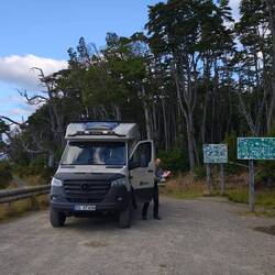 Hier endet der befahrbare Weg im letzten Zipfel des amerikanischen Festlandes