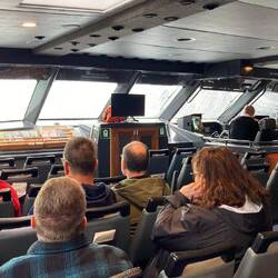 Ready for the crossing in a 'severe gale'