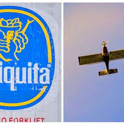 Wir sind in der Quiquita - Region. Es wird fleißig gespritzt für gleichbleibende Qualität