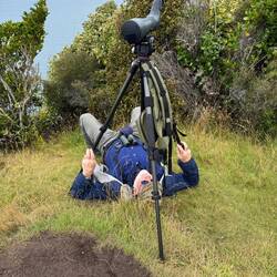 Exhausted on Horseshoe Point