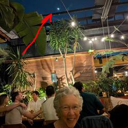 Moon over Medellin (arrow)