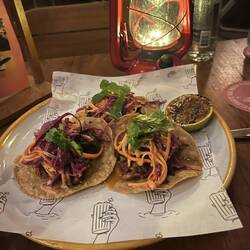 Pork rib tostadas for supper tonight