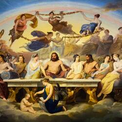 Carlo Bellosio's "Banquet of the Gods" ... Collezioni Comunali d’Arte — Palazzo d'Accursio.