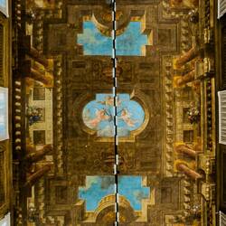 Ceiling of Sala Urbana ... Collezioni Comunali d’Arte — Palazzo d'Accursio.