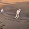 Climbing the dunes