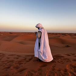 Took a picture of our tour leader when he wasn't looking