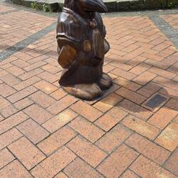 Bumped into him on the corner