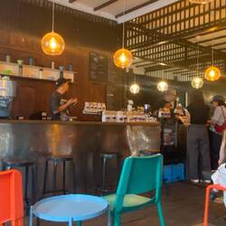 No worries! Specialty coffee speed bar and friendly staff are here.