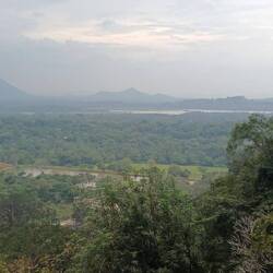 Die Aussicht über Sigiriya