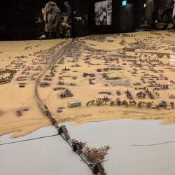 Zerstörtes Rovaniemi nach dem Rückzug der Deutschen - etwa 90 % aller Gebäude wurden zerstört