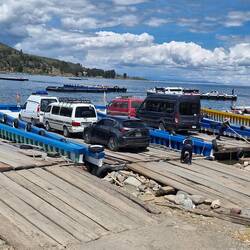 Unser Sprinter wird verladen (der Dunkle)