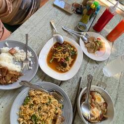 Ending the day with a simple one dish meal that we preordered from the stay.