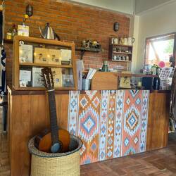 So much cuteness at the check in counter! Love all the little details.