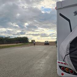 Unser Platz für heute Nacht 🌛😴