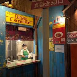 Sogar ein kasachischen Nudelstand im Restaurant