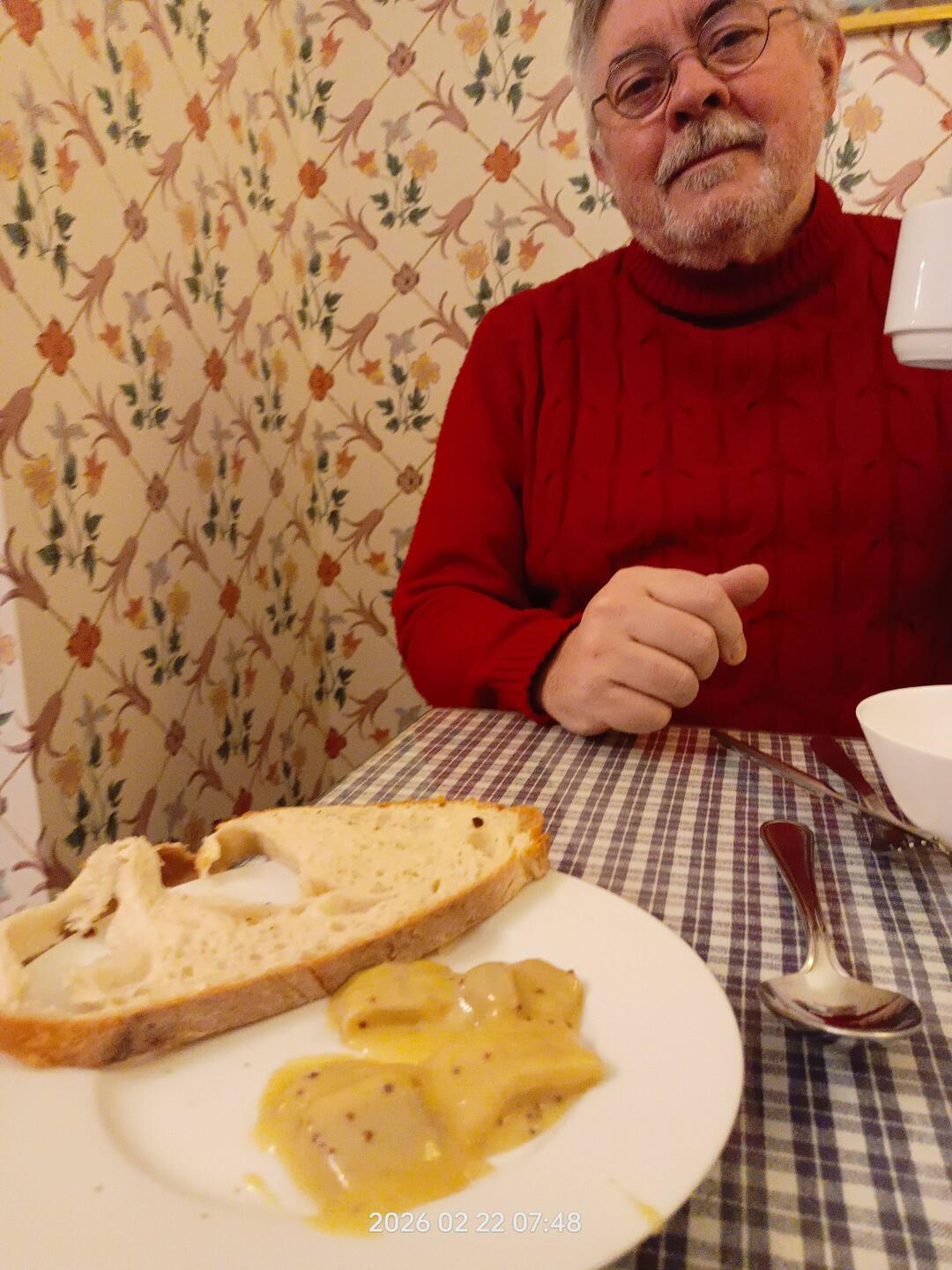 Petit déjeuner aux harengs moutarde 😀