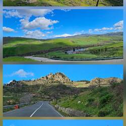 Mega Landschaft unterwegs