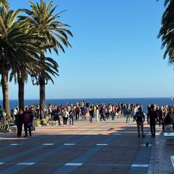 oben ist richtig Betrieb