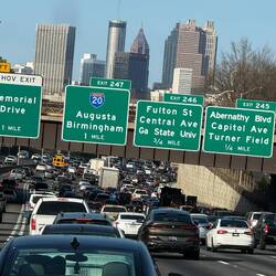 Atlanta = übliches Verkehrs Chaos .. gut dass Guido fährt 😅