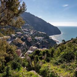 Blick zurück nach Manarola