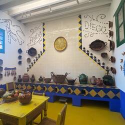 The kitchen- pays homage to the love between Diego and Frida