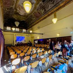 One of the classrooms ... Palazzo Hercole ... University of Bologna.