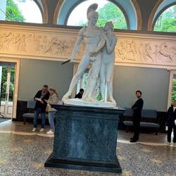 The Marble Hall, frieze and Mars and Venus.