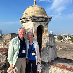 At the lookout your at the defensive fort for Cartegena.