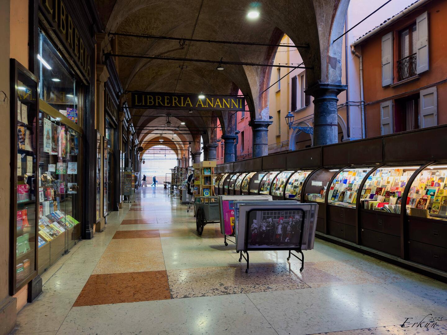 Founded in 1825, this bookstore under Portico della Morte is the oldest in Bologna.