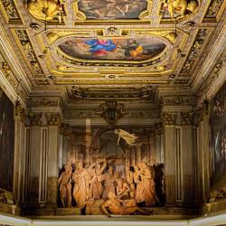 "Transit of the Virgin" (A. Lombard) @ the Oratory of the Flagellants — Bologna, Italy.