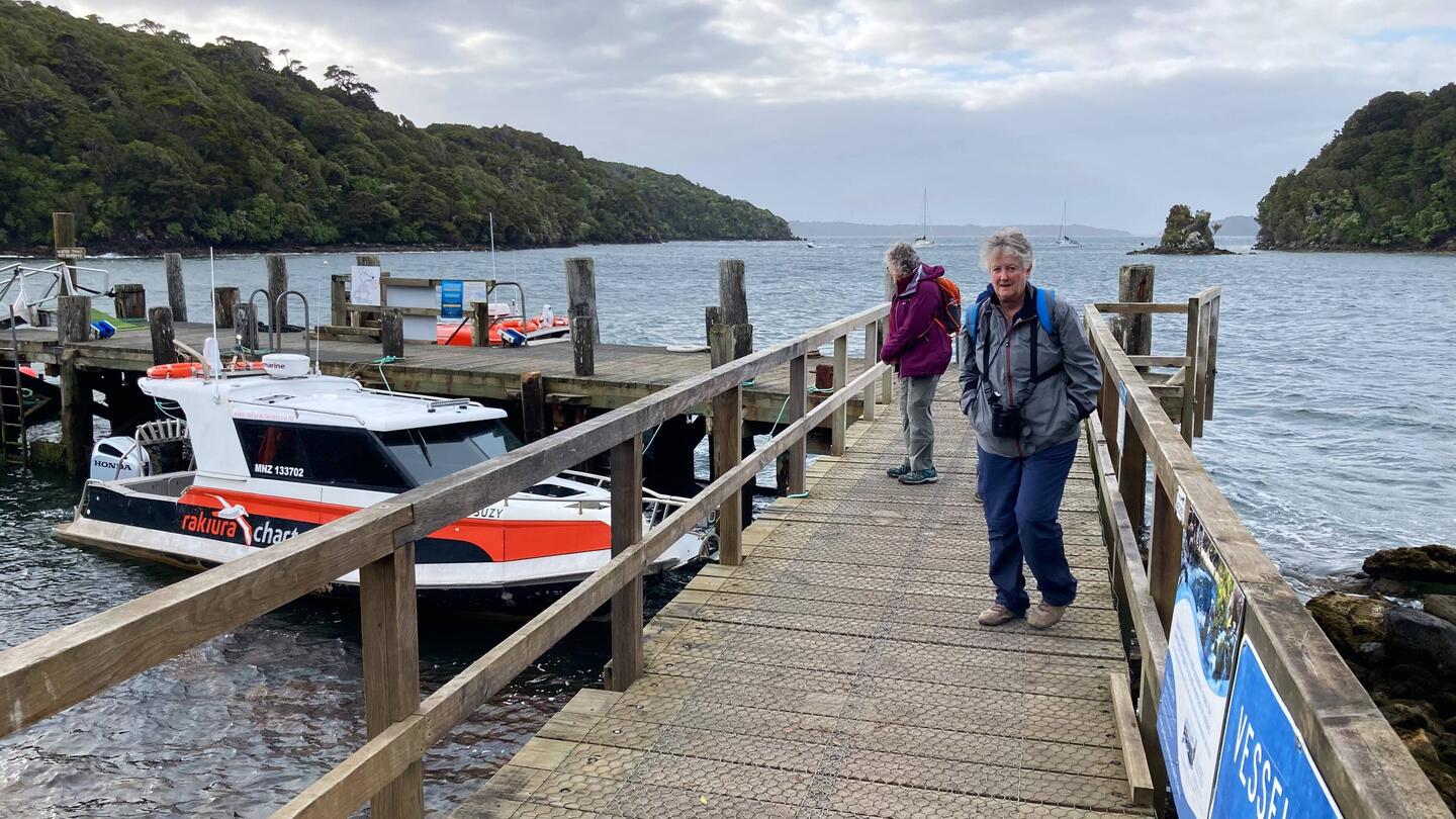 At the water taxi wharf