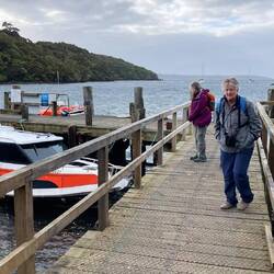 At the water taxi wharf in Golden Bay
