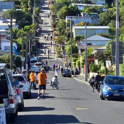 Doesn't look steep but it is!!!