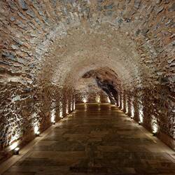 Panathenaic Stadium tunnel to museum