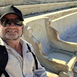 Thrones at Panathenaic Stadium