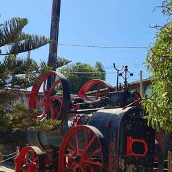 Ja, auch eine Dampfmaschine ...