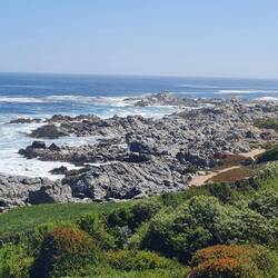 Blick aufs Meer von Nerudas Grab aus.