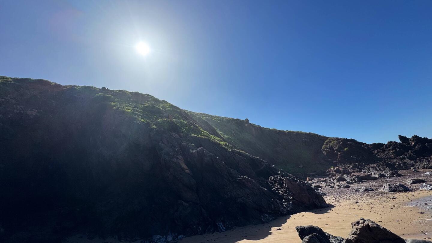 Schon auf der anderen Strandseite angekommen 🫶❤️💫